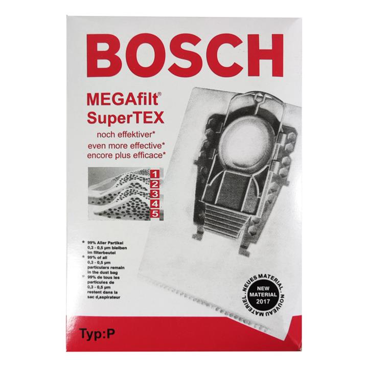 پاکت جاروبرقی مگافیلت مدل T8575 مناسب جاروبرقی های بوش و زیمنس Type P بسته 5 عددی